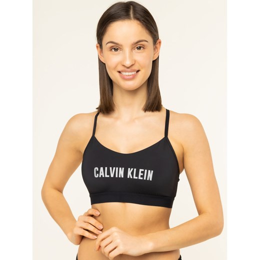 Calvin Klein Performance Biustonosz top Low Support 00GWH9K114 Czarny S okazja MODIVO