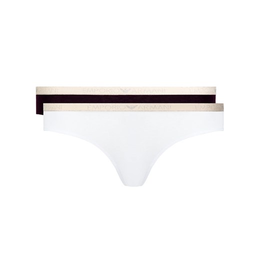 Emporio Armani Underwear Komplet 2 par fig klasycznych 163334 9P263 03576 Biały XS promocyjna cena MODIVO