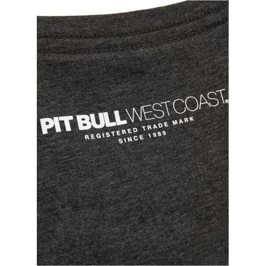T-shirt męski Pit Bull z napisami z krótkim rękawem 