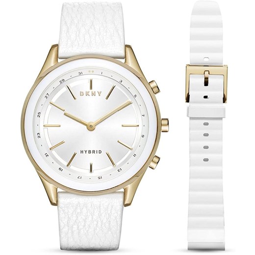 Biały zegarek DKNY 