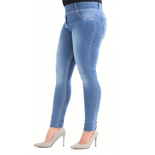 Jasne spodnie jeansowe na gumkę justine xl (42-44) Zentex 5XL (52-54) Sklep XL-ka