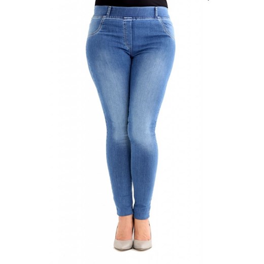 Jasne spodnie jeansowe na gumkę justine xl (42-44) Zentex 5XL (52-54) Sklep XL-ka