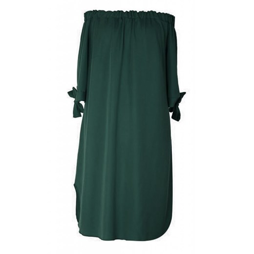 Sukienka hiszpanka - marita kolor ciemnozielony 1 (40/42) 2 (44/46) Sklep XL-ka