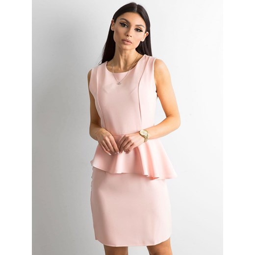 Sukienka-WN-SK-85470.11-jasny różowy Factory Price 3XL ajstyle.pl
