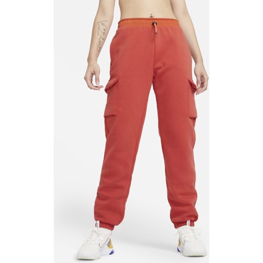 Spodnie damskie Nike czerwone 