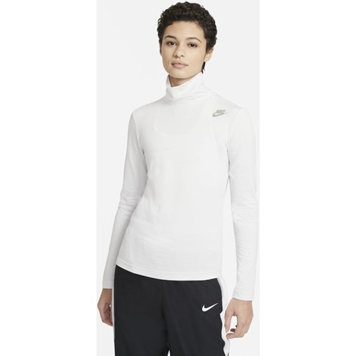 Bluzka damska Nike z długim rękawem z golfem 