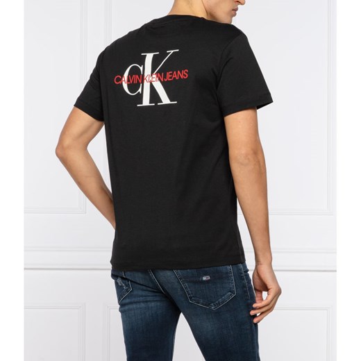 Calvin Klein t-shirt męski czarny z krótkim rękawem 