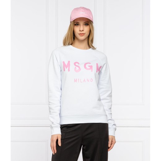 Bluza damska MSGM z napisami na wiosnę 