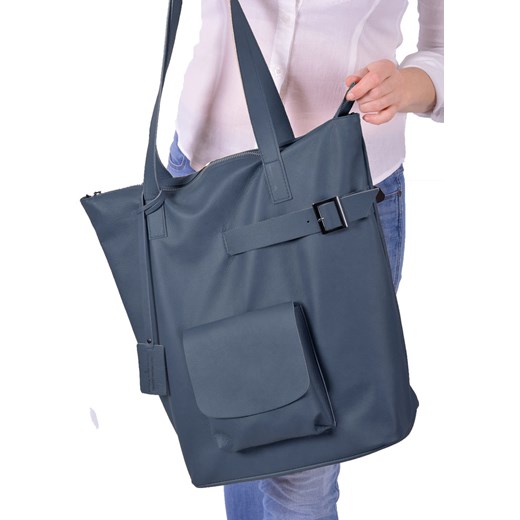 BARI shopperka z kieszonką ze sklepu Designs Fashion Store w kategorii Torby Shopper bag - zdjęcie 103538053