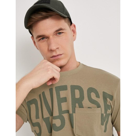 T-shirt męski Diverse z krótkim rękawem 