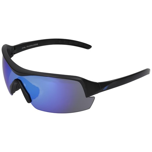 Okulary sportowe OKU006 - głęboka czerń Uniwersalny okazja 4F