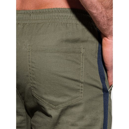 Edoti.com spodnie męskie zielone 