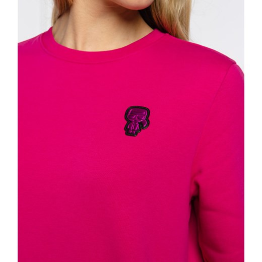 Bluza damska Karl Lagerfeld różowa krótka 