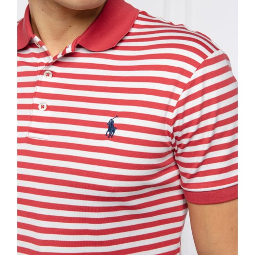Wielokolorowy t-shirt męski Polo Ralph Lauren z krótkimi rękawami 