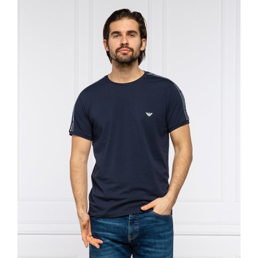 T-shirt męski Emporio Armani z bawełny z krótkim rękawem 