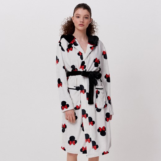 Cropp - Szlafrok Minnie Mouse - Jasny szary Cropp Uniwersalny Cropp