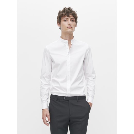 Reserved - Koszula ze stójką - Biały Reserved XL okazja Reserved