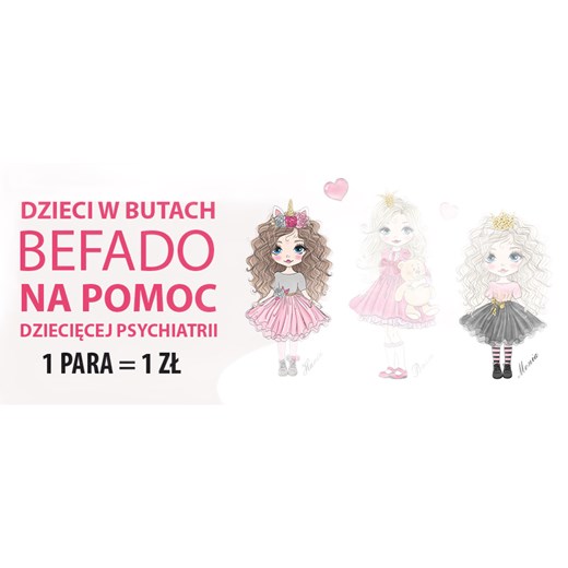 Befado  obuwie dziecięce blanka różowa 29 ButyModne.pl promocja