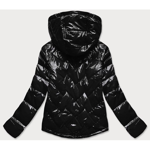 PIKOWANA KURTKA DAMSKA Z KAPTUREM CZARNA (B9562) Goodlookin.pl XXL (44) goodlookin.pl