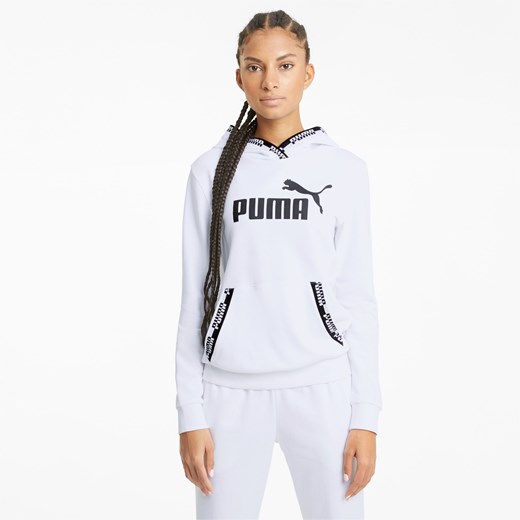 Bluza damska biała Puma krótka sportowa 