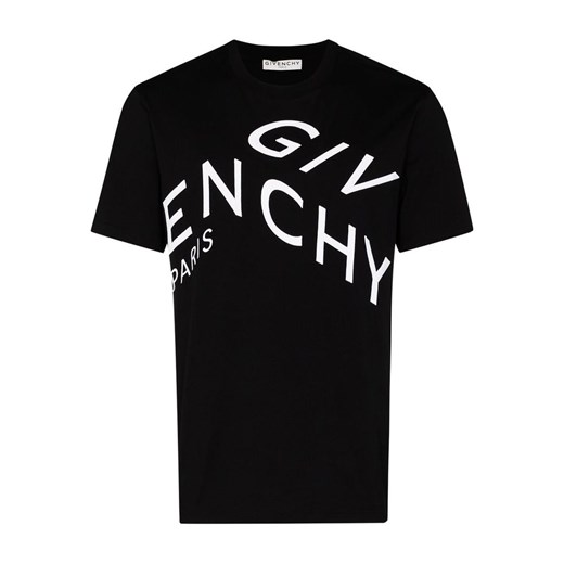 Czarny t-shirt męski Givenchy z napisem 