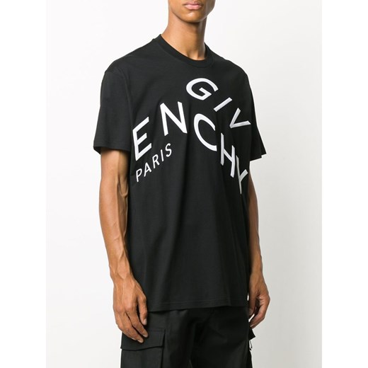T-shirt męski Givenchy czarny z krótkimi rękawami w stylu młodzieżowym 