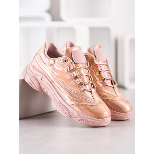 Buty sportowe damskie CzasNaButy sneakersy sznurowane 