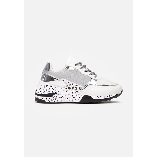 Buty sportowe damskie Born2be sneakersy na wiosnę sznurowane