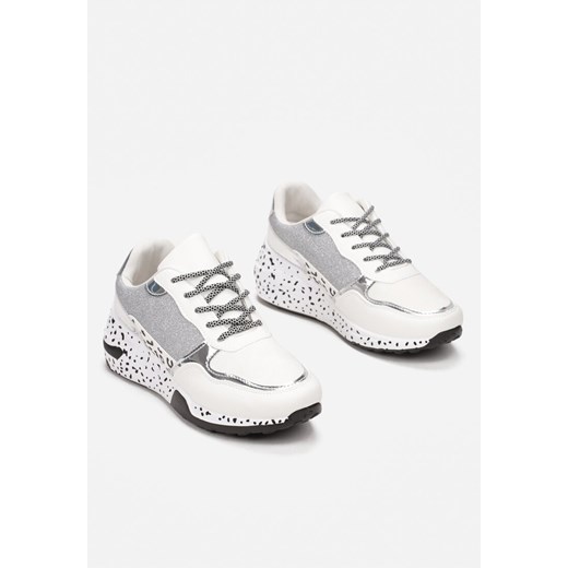 Buty sportowe damskie Born2be sneakersy białe