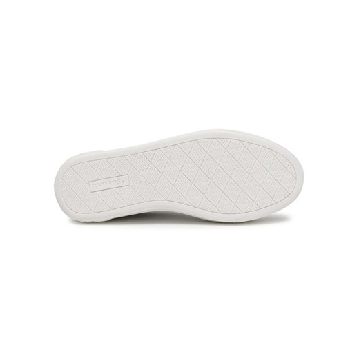 Buty sportowe damskie Gino Rossi sneakersy białe sznurowane z gumy na platformie 