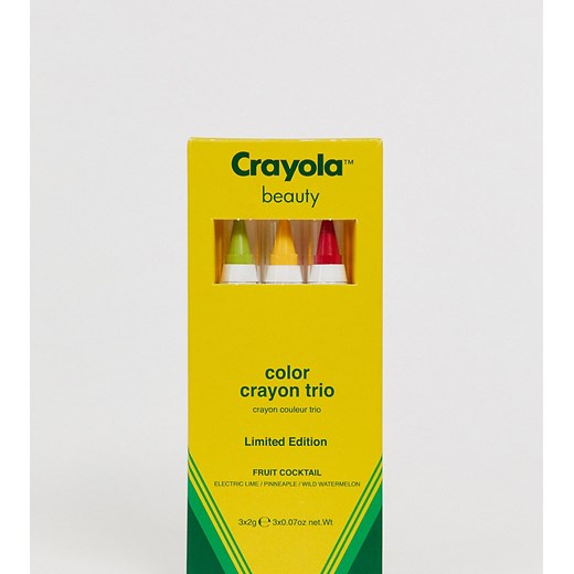 Crayola – Colour Crayon Trio – Kredki do oczu, ust i policzków – Fruit Cocktail-Wielokolorowy Crayola No Size Asos Poland