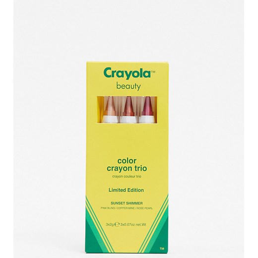 Crayola – Colour Crayon Trio – Kredki do oczu, ust i policzków – Sunset Shimmer-Wielokolorowy Crayola No Size Asos Poland
