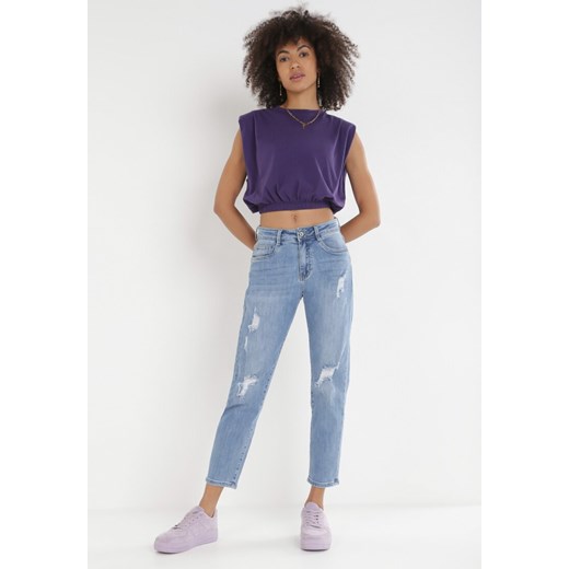 Jeansy damskie Born2be na wiosnę w miejskim stylu 
