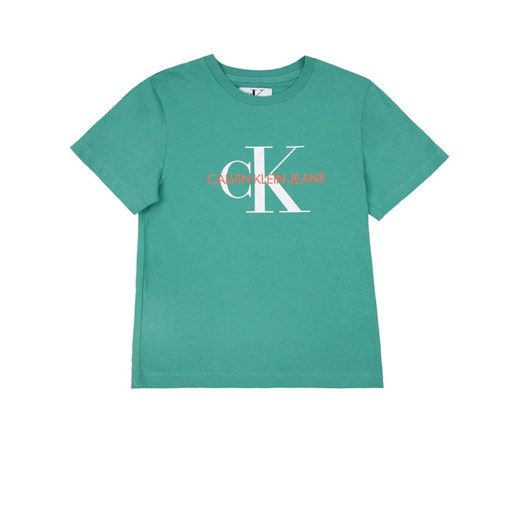 Calvin Klein Jeans T-Shirt IB0IB00213 Zielony Regular Fit 8 okazja MODIVO