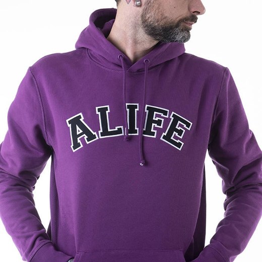 Bluza męska Alife Collegiate Hoodie ALIFW20-28 PURPLE Alife S wyprzedaż sneakerstudio.pl