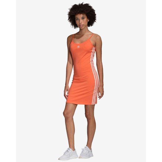 adidas Originals Sukienka Pomarańczowy 42 promocja BIBLOO