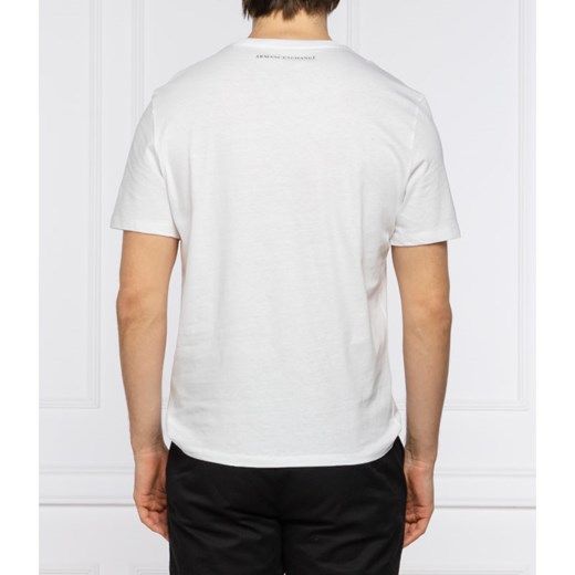 T-shirt męski wielokolorowy Armani Exchange z krótkim rękawem 