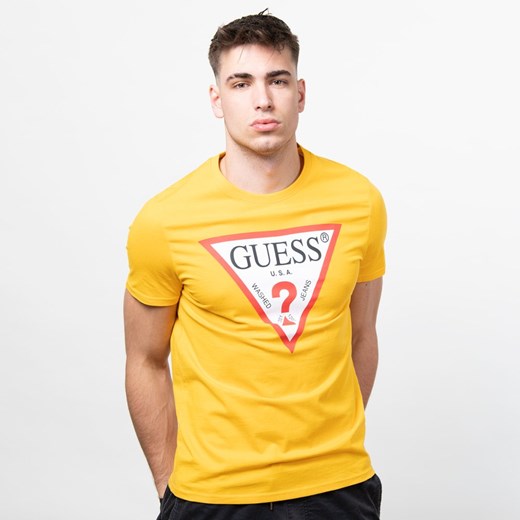 T-shirt męski Guess w stylu młodzieżowym bawełniany 