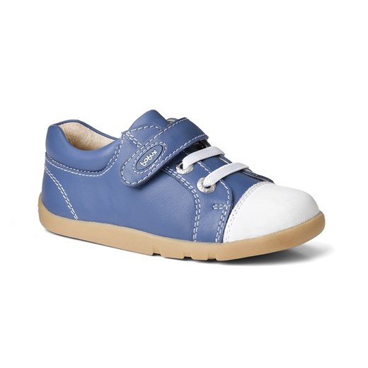Bobux - i-walk - niebieskie buty Polar Cap (25-26) groshki niebieski dopasowane
