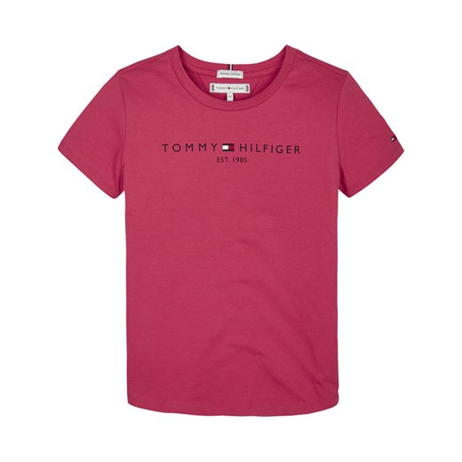 Tommy Hilfiger T-Shirt Essential KG0KG05023 M Różowy Regular Fit Tommy Hilfiger 5 okazja MODIVO