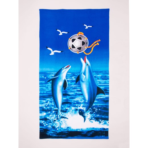 Ręcznik plażowy prostokątny delfiny Yoclub  YOCLUB