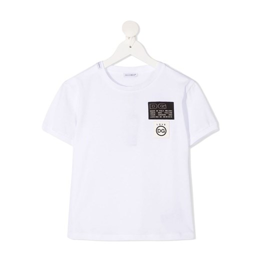 T-shirt chłopięce Dolce & Gabbana biały 