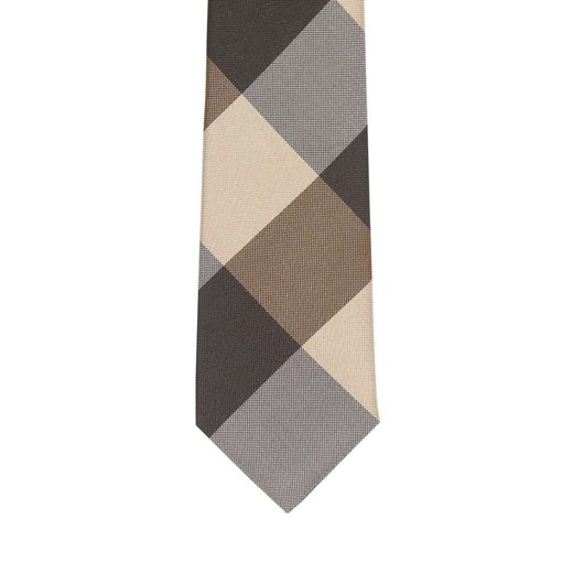 Beżowy krawat Burberry 