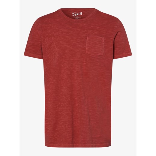 T-shirt męski Denim By Nils Sundström czerwony 