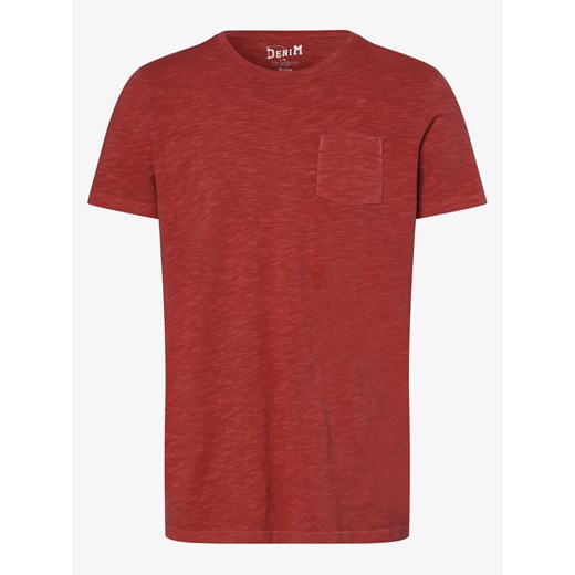 T-shirt męski Denim By Nils Sundström czerwony