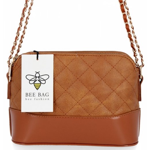 Bee Bag listonoszka ze skóry ekologicznej bez dodatków elegancka na ramię 