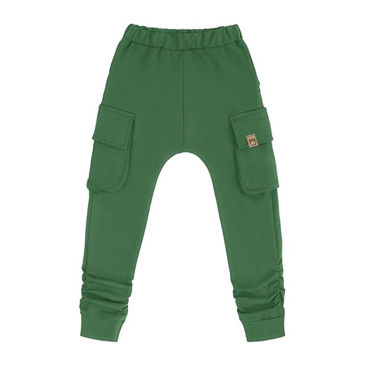 Spodnie dresowe, bojówki zielone Mimi 128/134 TuSzyte