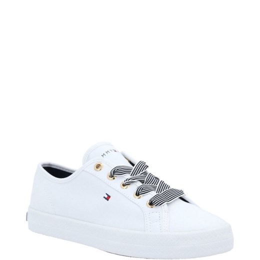 Trampki damskie Tommy Hilfiger z tkaniny z niską cholewką letnie