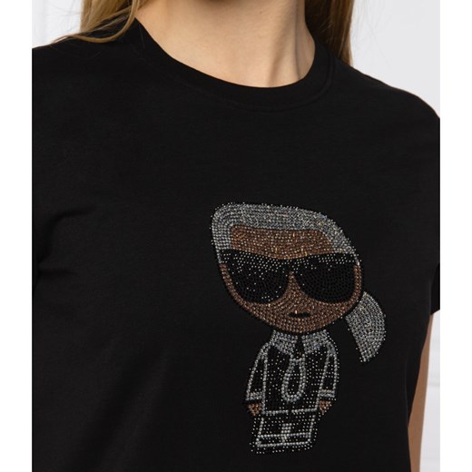 Karl Lagerfeld T-shirt Ikonik Rhinestone Karl | Regular Fit Karl Lagerfeld XS Gomez Fashion Store