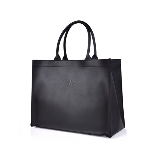 FC SHOPPER BAG elegancka torba/torebka czarna ze sklepu Moja Dedra - domodi w kategorii Torby Shopper bag - zdjęcie 104075433